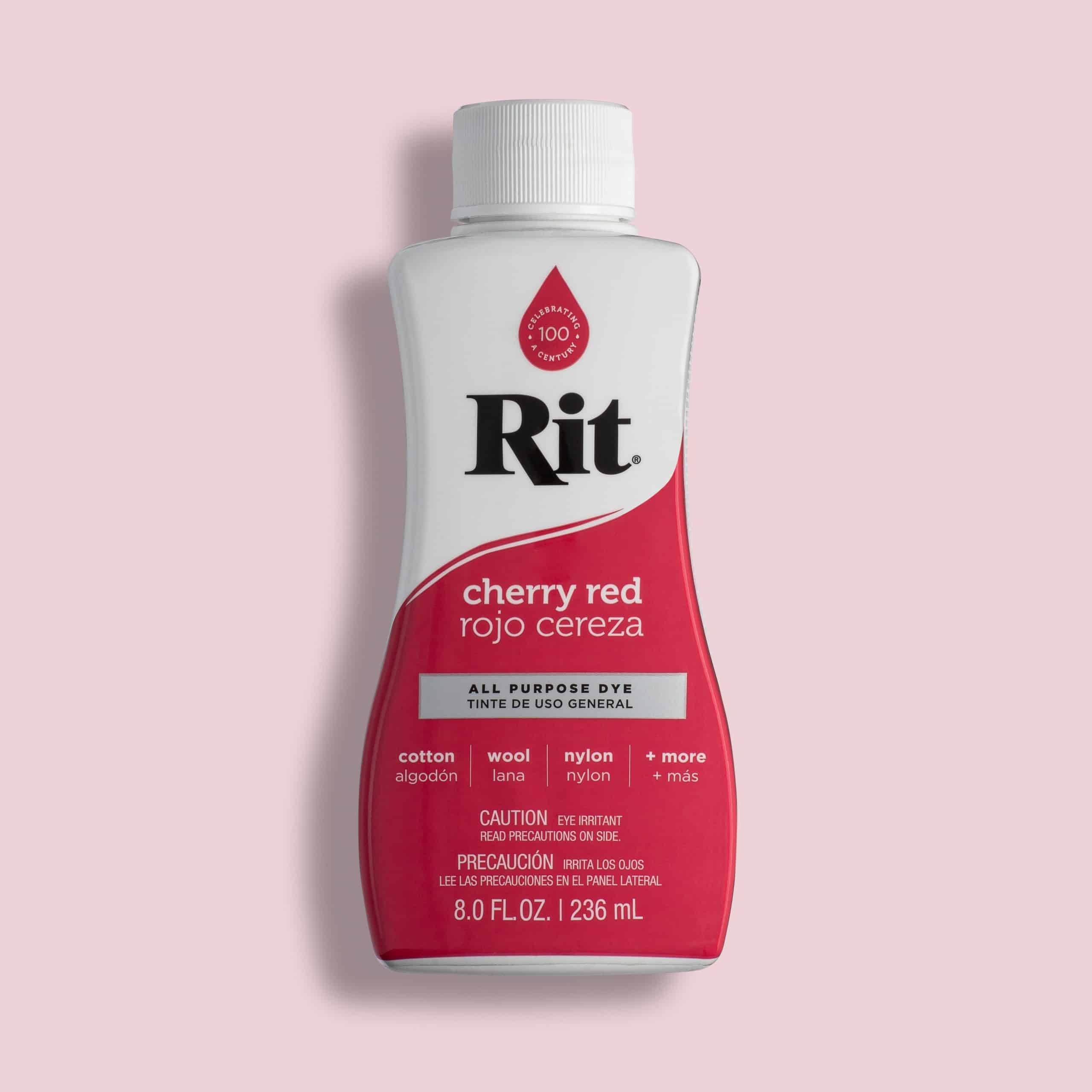 Rit + Rit Dye Liquid Fabric Dye, Cherry Red