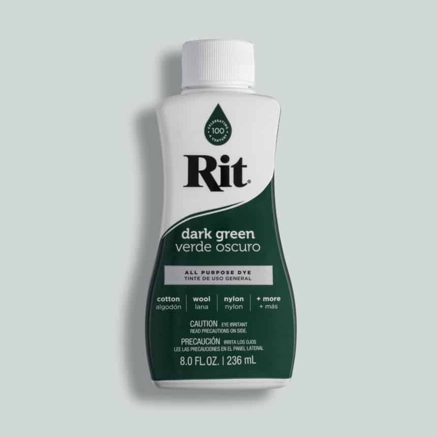 Truly Green Rit Dye Liquid All-purpose Dye 8oz, Pixiss Tie Dye