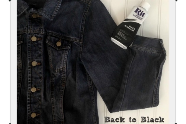 re dye jeans black