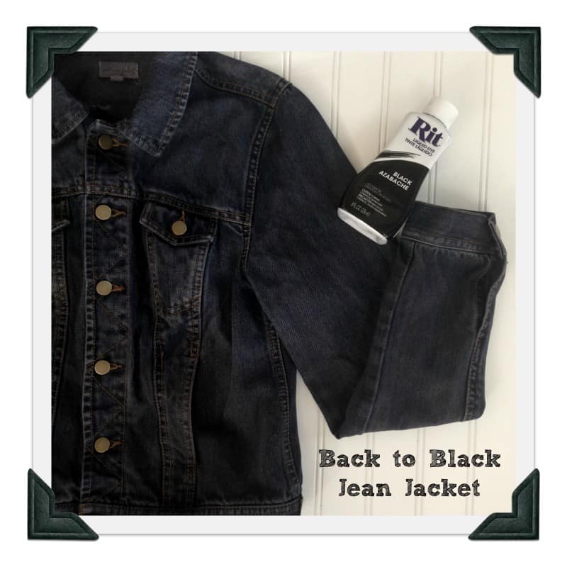 Revive your denim with a touch of black dye