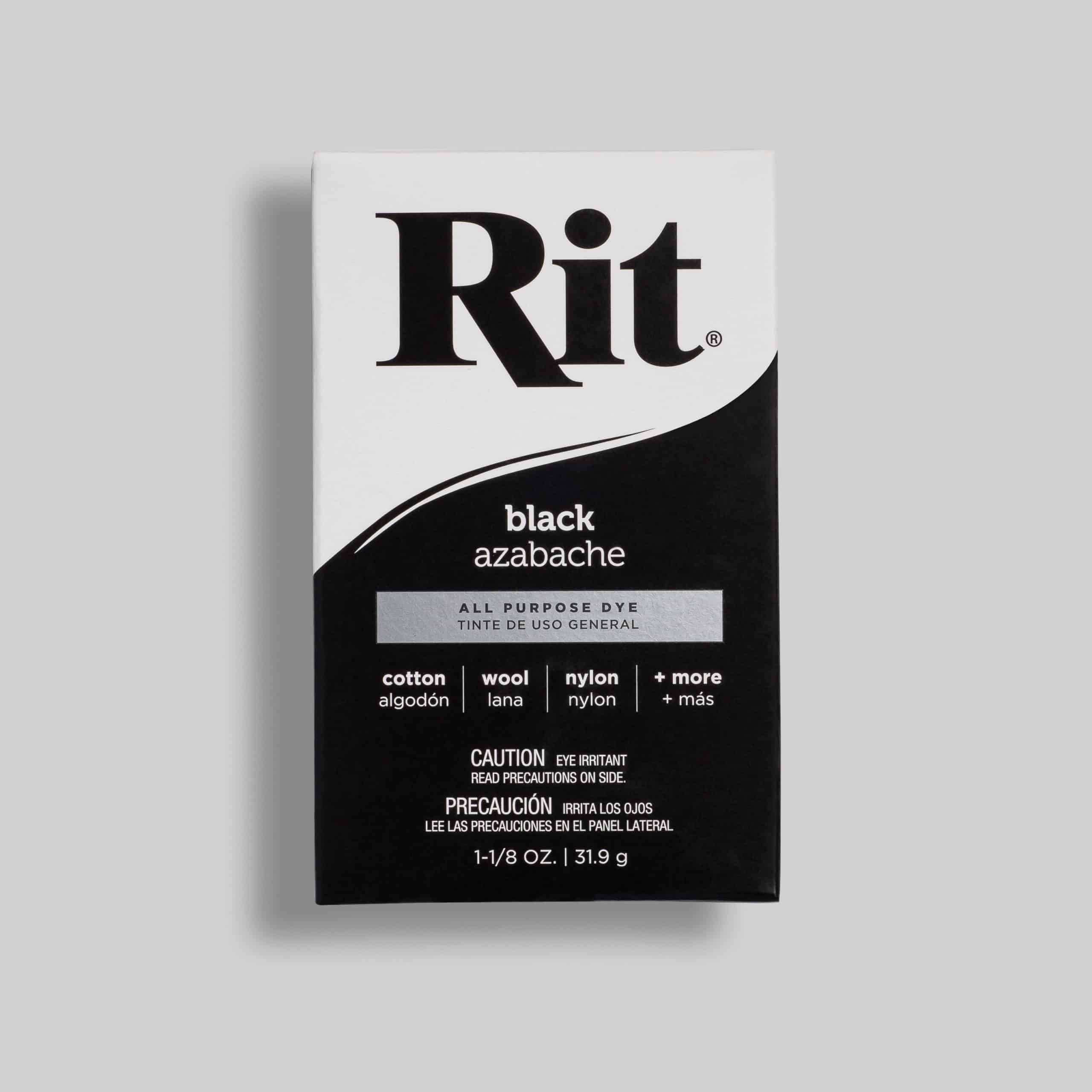 Rit Dye Liquid Fabric Dye, Black, 8 oz (Pack of 3) : : Home &  Kitchen