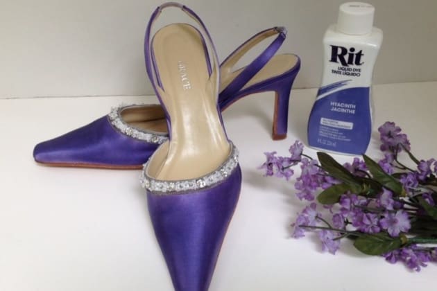 silk bridal shoes