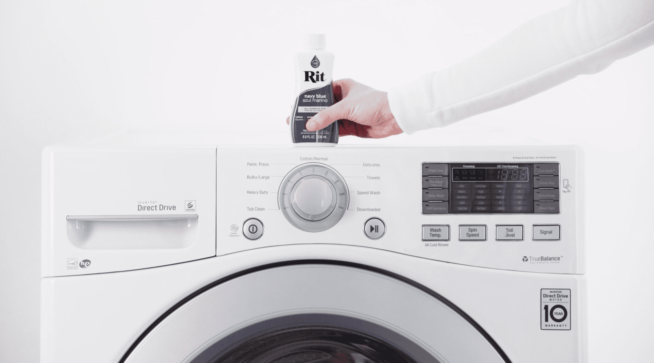 what setting to wash white clothes