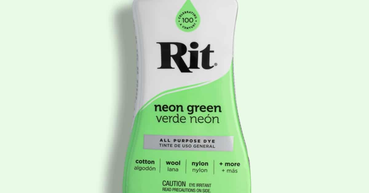 2 PACK Rit Dye Liquid Fabric Dye Neon Green RIT DYE 8 oz