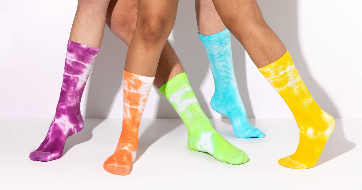 How to Tie Dye Socks - Custom Sock Lab