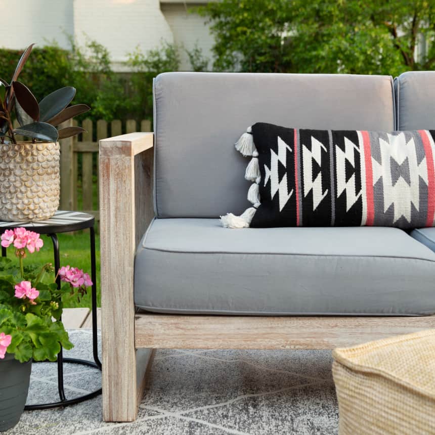 Outdoor Cushion Cover Replacements (And The Secret to Fixing